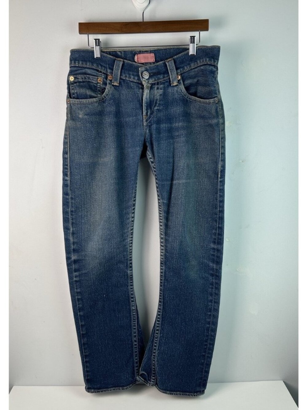 Levi's Type 1 Tough Boot Distressed Bootcut Jeans Size 8M